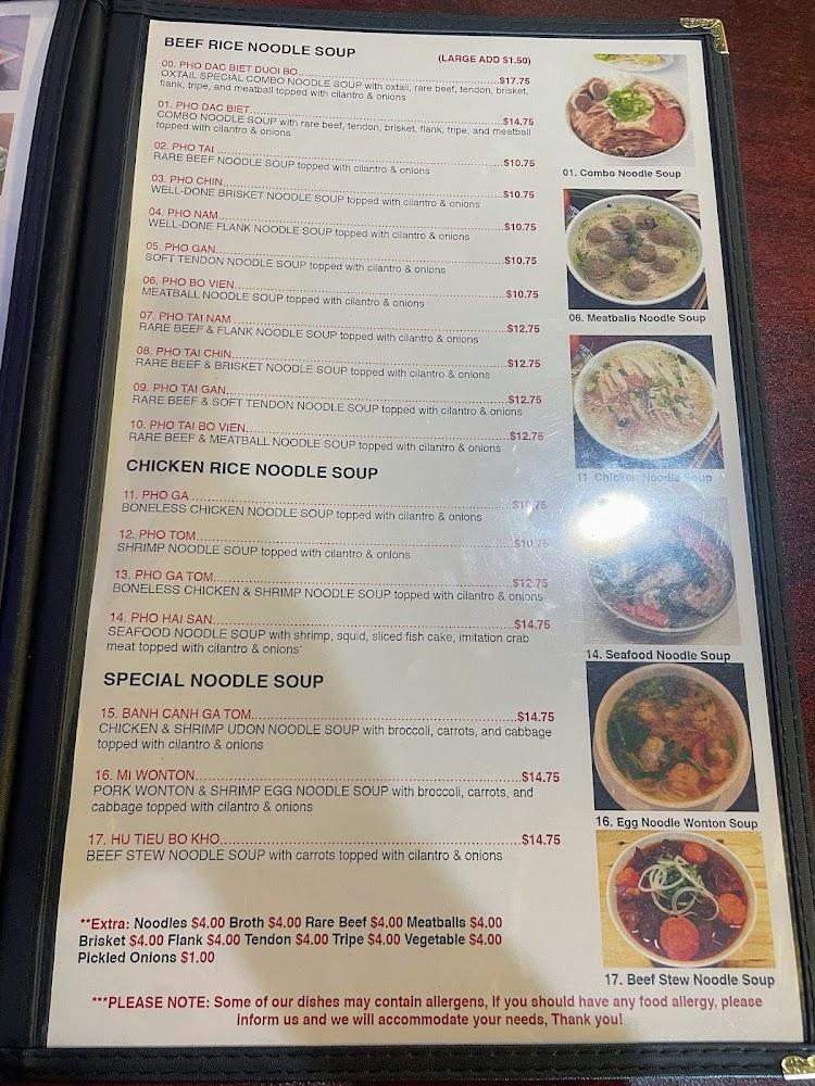 Pho #1 Noodle House Menu image 4